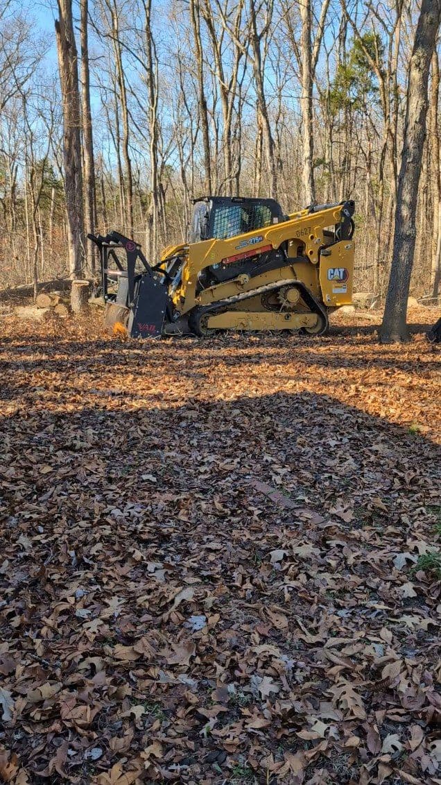 Gallery photos for Efficient Autumn Cleanup with Compact Track Loader: Image #1